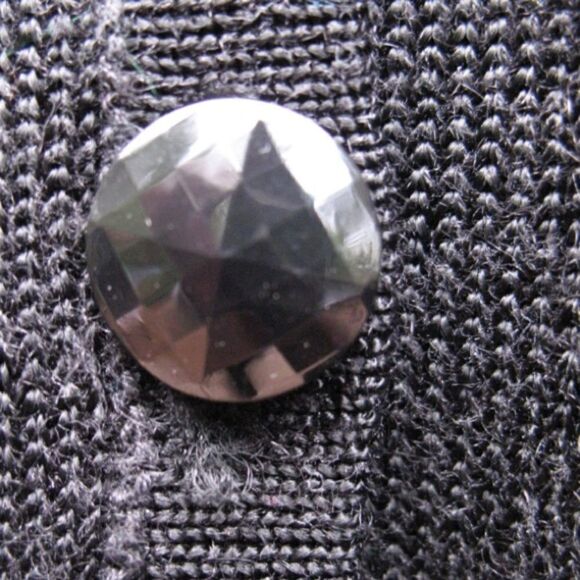 Vintage Black Sequin Cardigan Sweater - Picture 5 of 8